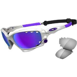 Oakley Racing Jacket Adult Sport Lifestyle Sunglasses/Eyewear w/ Free 