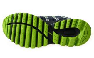 KSwiss Mens Running Shoes Tubes Run 100 Black Fade Bright Green 