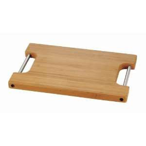  InterDesign Formbu Cutting Board, Bamboo/Stainless Steel 