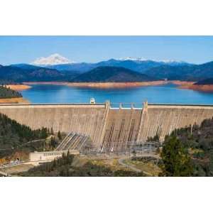  Shasta Dam   Peel and Stick Wall Decal by Wallmonkeys 