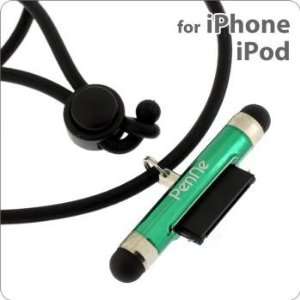 PenNe 3 in 1 Dock Connector Neck Strap with Touch Pen for iPhone/iPod 