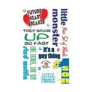  Rub On Sentiments & Phrases 5 1/2 Inch X9 Inch  Sons