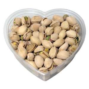 Small Valentines Day Heart Container of Pistachios