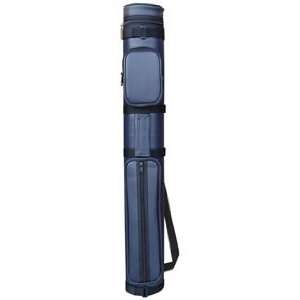  Sterling Navy Blue Hard Pool Cue Case for 3 Butts, 6 