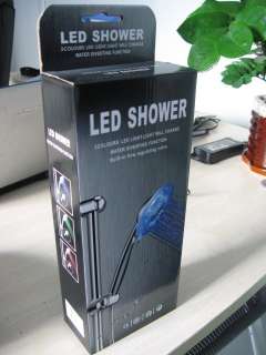 RAINBOW LED Shower head BATHROOM TAP 7 Color Changing  