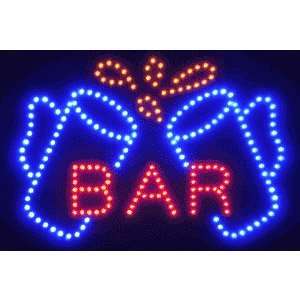 Portable 22x13 inch BAR Window Electronic Flash Flashing LED Display 