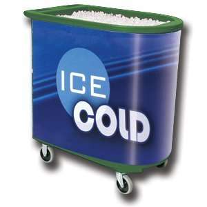   Portable Insulated Ice Bin / Beverage Cooler / Merchandiser with Ca