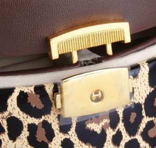   】Leopard vintage PU leather jewelry box case,cosmetic storage case