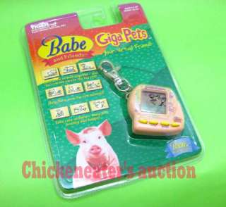 NEW 1998 VIRTUAL GIGA PET GAME PIG CITY BABE & FRIENDS  