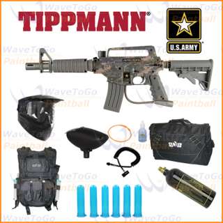   ARMY Alpha Black Camo GXG Tac Vest Gun Marker Sniper Set Combo  