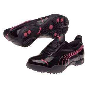  Puma Lady Sass Golf Shoes  Black   Shocking Pink 8 M 