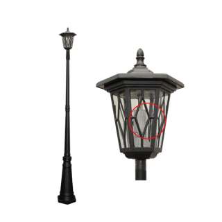 SIMPLE AND BEAUTIFULLY DESIGNED OUTDOOR SOLAR POST LIGHT