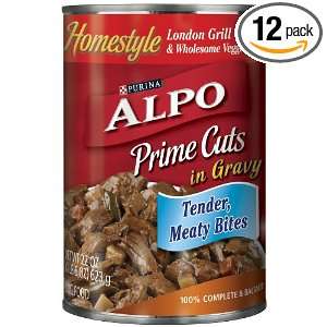 Purina Alpo Prime London Grill Canned Dog Food, 22 Ounce (Pack of 12 
