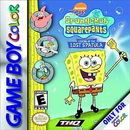 SpongeBob SquarePants Legend of the Lost Spatula (Nintendo Game Boy 