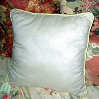 NWT Rachel Ashwell WHITE VELVET Blossom Quilted Pillow  