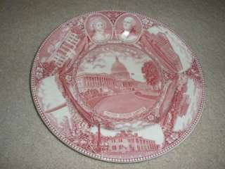 10 The Washington Plate Old English Staffordshire Ware  
