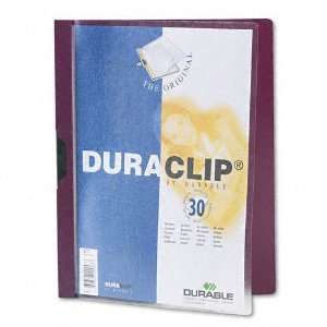  Durable Products   Durable   Vinyl DuraClip Report Cover w 