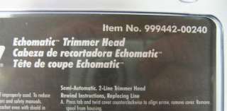   ECHOMATIC DUAL LINE STRING TRIMMER HEAD FOR GT TRIMMERS 999442 00240