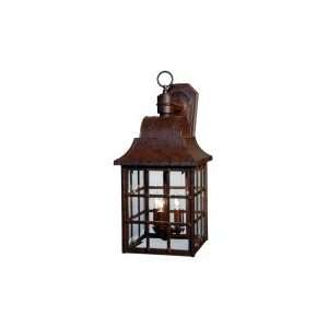 Lantern B8312RMASI Revere Large 3 Light Outdoor Wall Light in Antique 