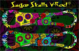 Sugar Skulls V Rod Bottle Opener, Bar Key, Bar Blade  
