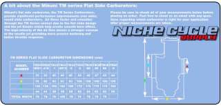 tm40 6 mikuni carburetor flat slide tm series w accelerator pump 