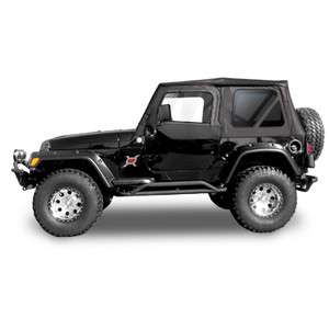 Rampage Replacement Soft Top w Tinted Windows for 97 06 Wrangler TJ 