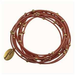  Piano Wire Bracelet   Rose/Gold Color Jewelry Jewelry