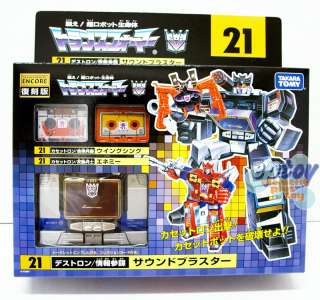 Takara Tomy Transformers Encore 21 Soundblaster Action Figure  