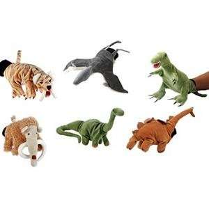  S&S Worldwide Prehistoric Animals Glove Puppets (Set of 6 