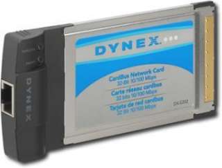 Dynex PCMCIA 32BIT 10/100 Network Card Ethernet Adapter  