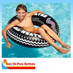BIG 36 INCH TIRE RING WILL REV UP THE FUN IN YOUR POOL THIS SUMMER