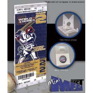   World Series Mini Mega Ticket   White Sox Game 2