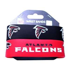  Atlanta Falcons Rubber Wrist Band (Set of 2) NFL Sports 