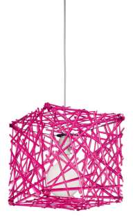 Koziol Stixx Hanging Cubical Lamp Transparent Pink  