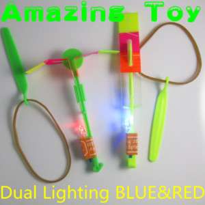 500 LOTS Toy LED Arrow Helicopter Multicolor Light Christmas Wholesale 