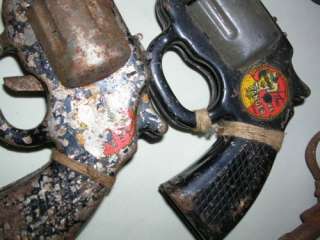 toy pistols cap guns 1938 Lone Ranger Teddy rough  