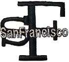   San Francisco Name BLK SM Travel Souvenir Embroidered Iron On Patch