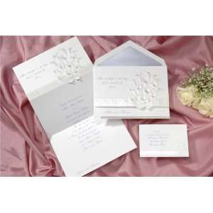  Calla Lily Bunch in Periwinkle Wedding Invitations