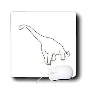   Wild Animals Dinosaur   Gigantosaurus Outline Art Drawing   Mouse Pads