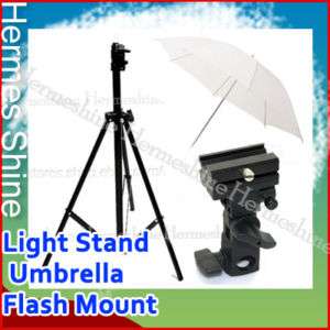 New Photo Studio Light Stand Umbrella Flash Mount set  