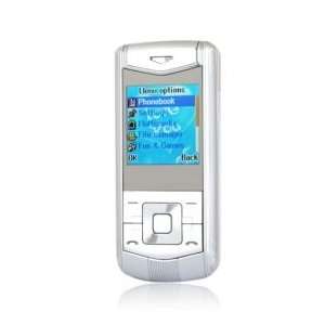   Band Metal Cover Slide Cell Phone Silver (2GB TF Card) Electronics