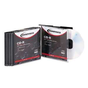  CD R Discs 700MB/80min 52x w/Slim Cases Silver 