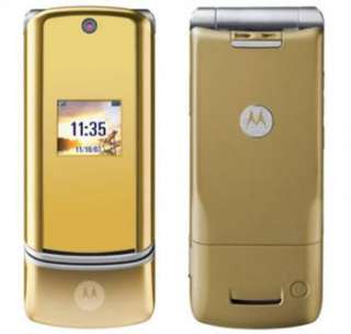 New Motorola KRZR K1 Gold Unlocked Mobile Phone RAZR  