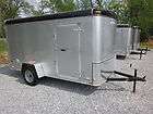 7x12 utility cargo enclosed trailer w/ rear ramp door