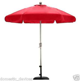 Fiberglass Rib 8 Panel Umbrella Patio Deck Spa Red  