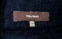 VERA WANG Gray Wool Ruched/Gathered Bow Skirt 40/6 SALE   