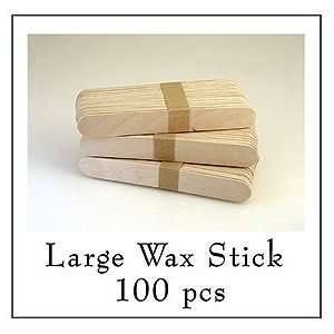  Large Wax applicators/spatulas approx. 100 pack for hair 