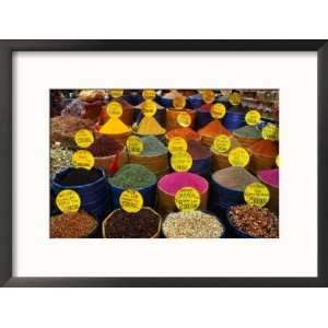  Teas and Spices at Spice Bazaar, Istanbul, Turkey Framed 