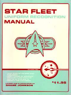Star Trek Federation Uniform Recognition Manual  UNUSED  
