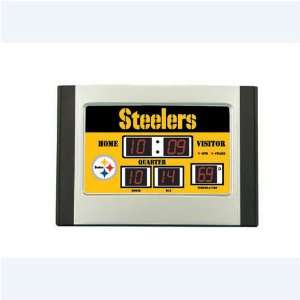  Pittsburgh Steelers NFL Scoreboard Desk Clock (6.5x9 